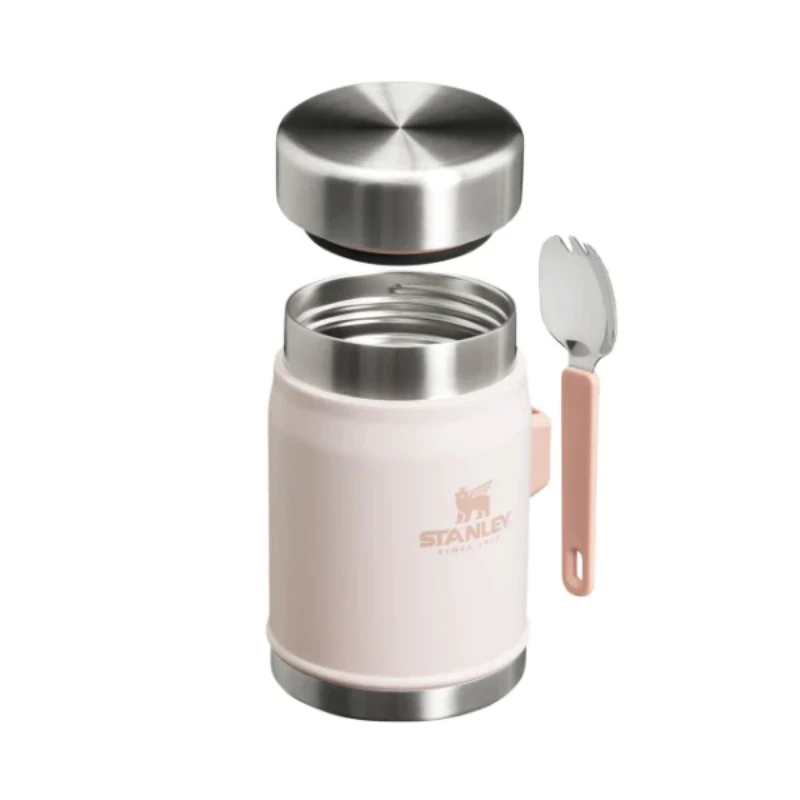 STANLEY The Legendary Food Jar + Spork 0,4L vaaleanpunainen