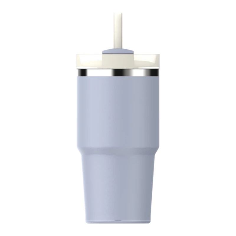 STANLEY The Quencher H2.O FlowState Tumbler 0,59L vaaleansininen pillillä