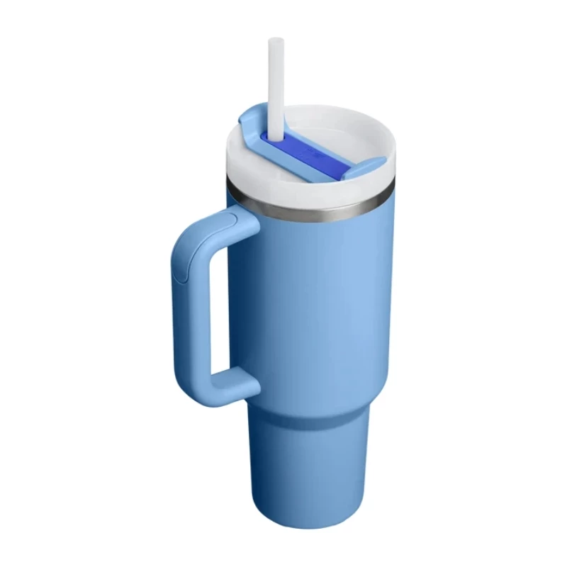 STANLEY The Quencher H2.O FlowState Tumbler 1,18L vaaleansininen pillillä