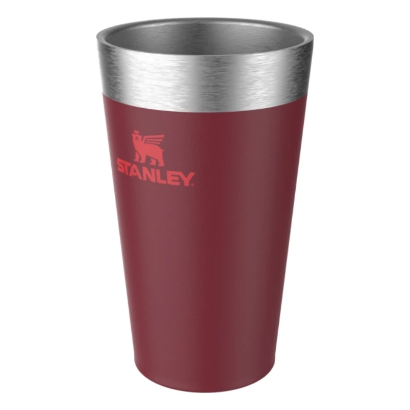 STANLEY Thermoglass The Stacking Tumbler 0,47L tummanpunainen