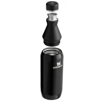 STANLEY termospullo The All Day Slim Bottle 0,35L kiiltävä musta