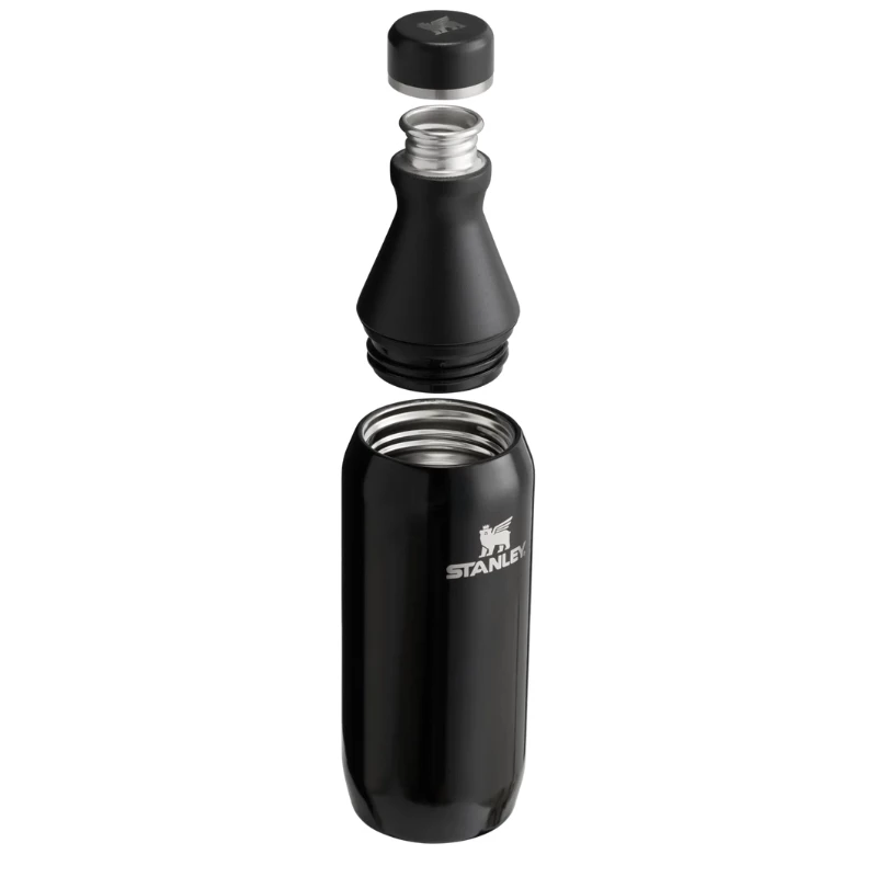 STANLEY termospullo The All Day Slim Bottle 0,35L kiiltävä musta