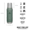 STANLEY Thermos The Artisan termospullo 1L vihreä