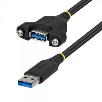 StarTech.com 2 m USB 3.0 Type-A jatkojohto, uros naaras paneeliasennus (USBPNLAFAM2M)