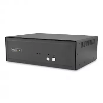StarTech.com CK4-HP202C suojattu 2-porttinen KVM-kytkin kahdelle näytölle, HDMI/DisplayPort, 4K 60Hz, NIAP 4.0