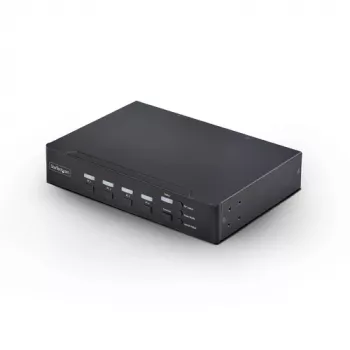 StarTech.com 4-porttinen DVI-I KVM-kytkin äänellä ja USB 2.0 -keskittimellä
