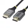 StarTech.com Premium High Speed HDMI-kaapeli Ethernetillä - 2 m - 4K 60 Hz - musta & hopea