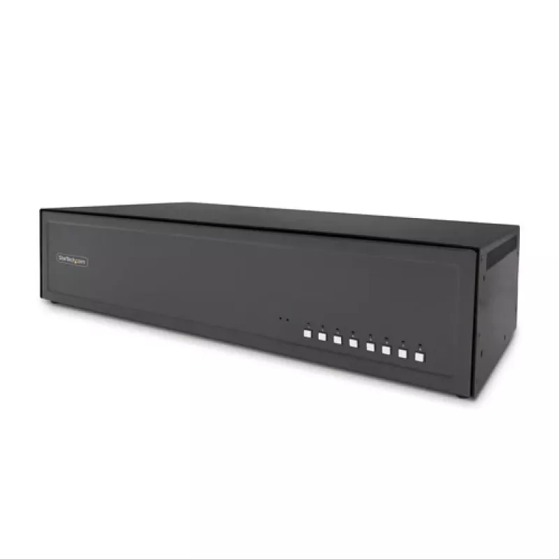 StarTech.com Secure 8-Port KVM -kytkin - 8 x KVM - rack-asennettava