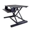 StarTech.com seisoma-istuma-työpöytämuunnin näppäintasolla - 89 x 53 cm pinta - ergonominen korkeussäädettävä seisomapöytä - sopii 2 näytölle - esikoottu - musta - 30