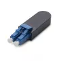 StarTech.com TAA-yhteensopiva LC/UPC yksimuotokuitu-loopback-adapteri (sininen)