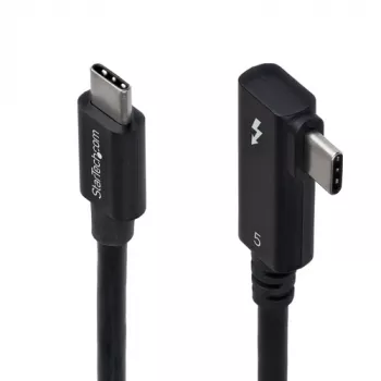 StarTech.com Thunderbolt 5 -kaapeli 0,8 m - USB-C uros USB-C urokseen - 80 Gbit/s / 120 Gbit/s - 240W - musta