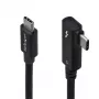 StarTech.com Thunderbolt 5 -kaapeli 0,8 m - USB-C uros USB-C urokseen - 80 Gbit/s / 120 Gbit/s - 240W - musta