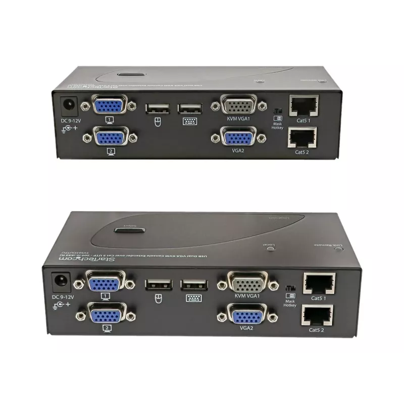 StarTech.com USB Dual VGA KVM-jatko 300 m asti (Cat5/6)