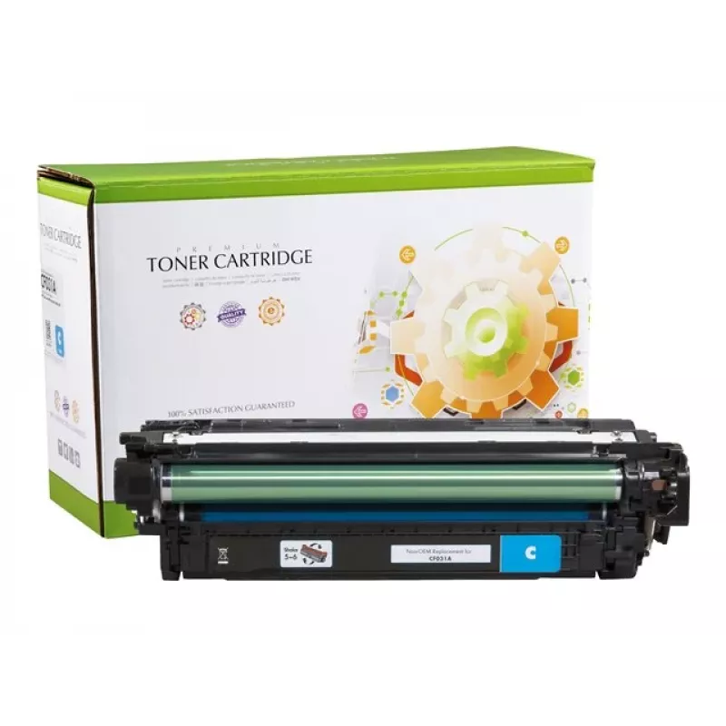 STATIC CONTROL STATIC värikasetti yhteensopiva HP CF031A kanssa syaani kunnostettu 12 500 sivua