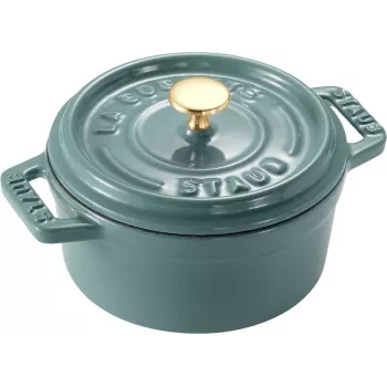 STAUB MINI COCOTTE mini valurauta pyöreä cocotte 250 ml, eukalyptus