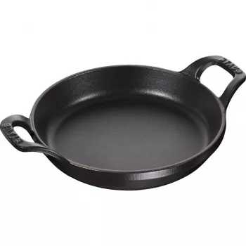 Staub pyöreä paisto- ja uunivuoka 16 cm 0,4 l valurauta musta
