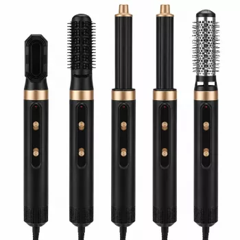 StayBeauty by Extralink M-17934 5-in-1-kuumailmamuotoilija ioniteknologialla, 1000W, 5 lisäosaa, säädettävä lämpö ja nopeus