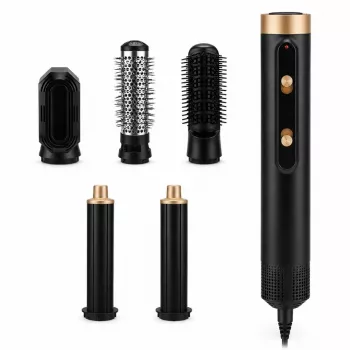 StayBeauty by Extralink M-17934 5-in-1-kuumailmamuotoilija ioniteknologialla, 1000W, 5 lisäosaa, säädettävä lämpö ja nopeus