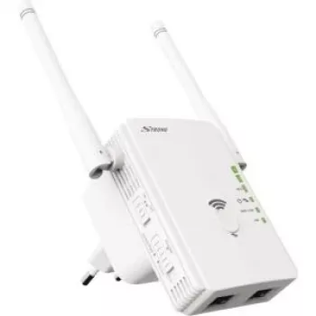 Strong Universal Repeater 300 - WLAN-kantamanlaajennin - 2 liitäntää - 100 Mb LAN - WLAN - 2,4 GHz