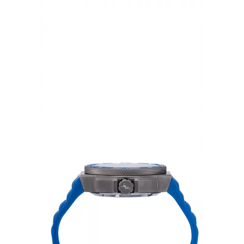STRUMENTO MARINO SM129S-TTBNBL miesten automaattinen sukelluskello 46mm sininen kellotaulu silikoniranneke