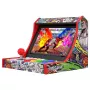 Subsonic Retro Arcade arcade-ohjain / fight stick PC, PS3, PS4, Nintendo Switch, Xbox One, Xbox Series X/S, USB-A, 2,5 m kaapeli, musta/punainen