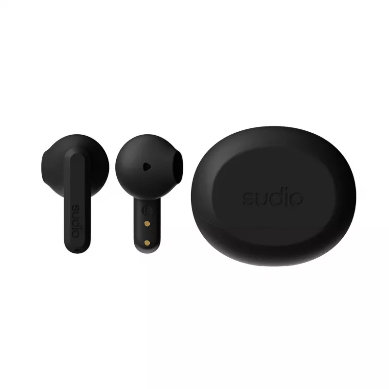 Sudio A3 langattomat nappikuulokkeet, Bluetooth 5.4, musta