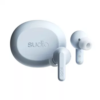 Sudio A3 Pro langattomat nappikuulokkeet, Bluetooth 5.4, Powder Blue