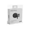 Sudio A3 Pro langattomat nappikuulokkeet, Bluetooth 5.4, Cloudy Black