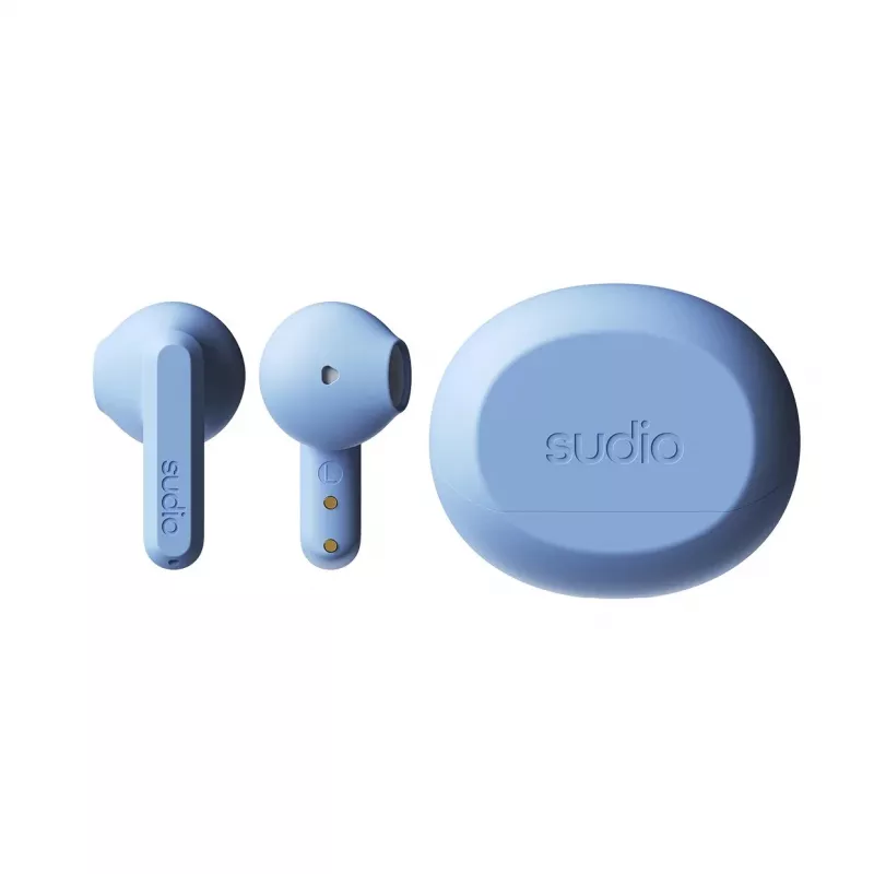 Sudio A3 langattomat nappikuulokkeet, Bluetooth 5.4, sininen