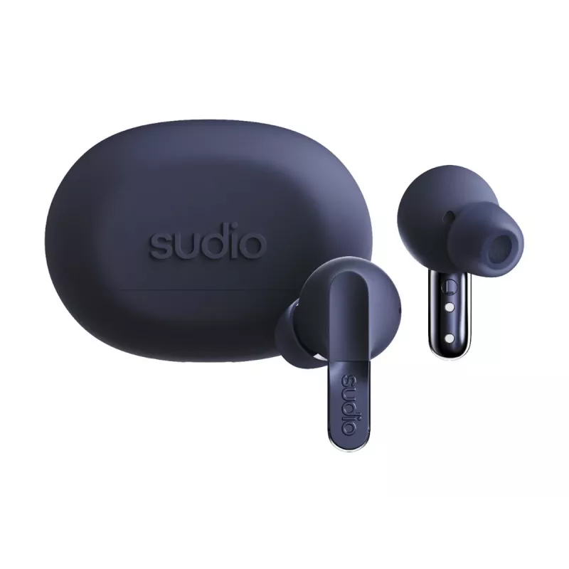 Sudio N3 Pro langattomat nappikuulokkeet, Bluetooth 5.4, Midnight Navy