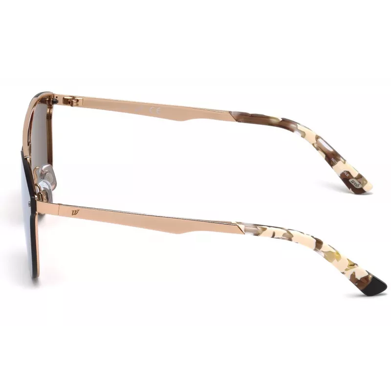 Aurinkolasit WEB EYEWEAR unisex WE0190-34G havanna asetaatti ruskea liukuvärilinssi 52 mm