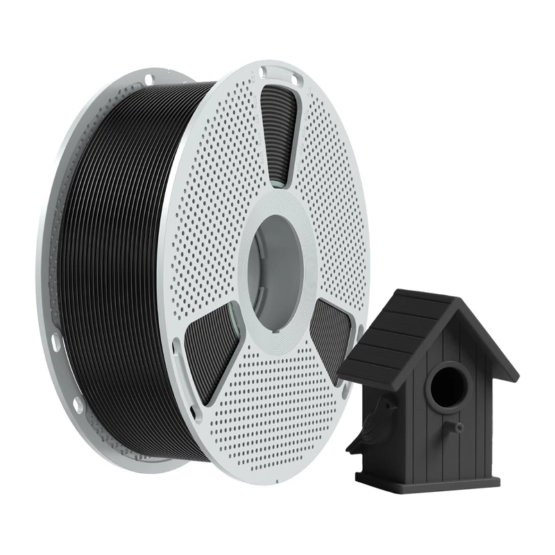 SUNLU ASA -filamentti 1,75 mm musta – 1 kg kela 3D-tulostukseen