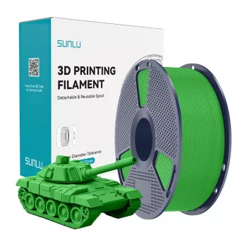 SUNLU PLA+ High-Speed 3D-tulostusfilamentti, vihreä, 1,75 mm, 1 kg