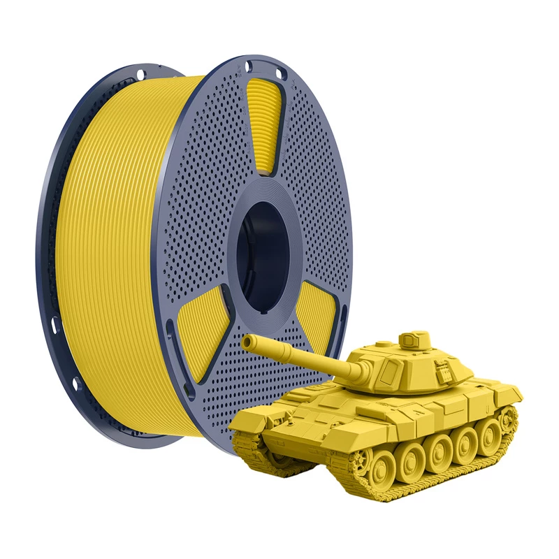 SUNLU PLA+ High-Speed 3D-tulostusfilamentti, keltainen, 1,75 mm, 1 kg