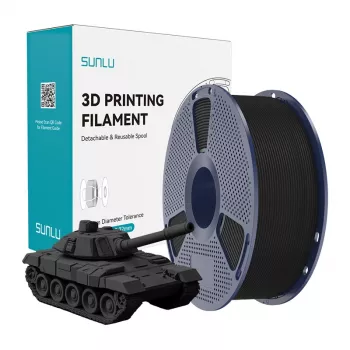 Sunlu PLA+ High-Speed Black -filamentti 1,75 mm 1 kg
