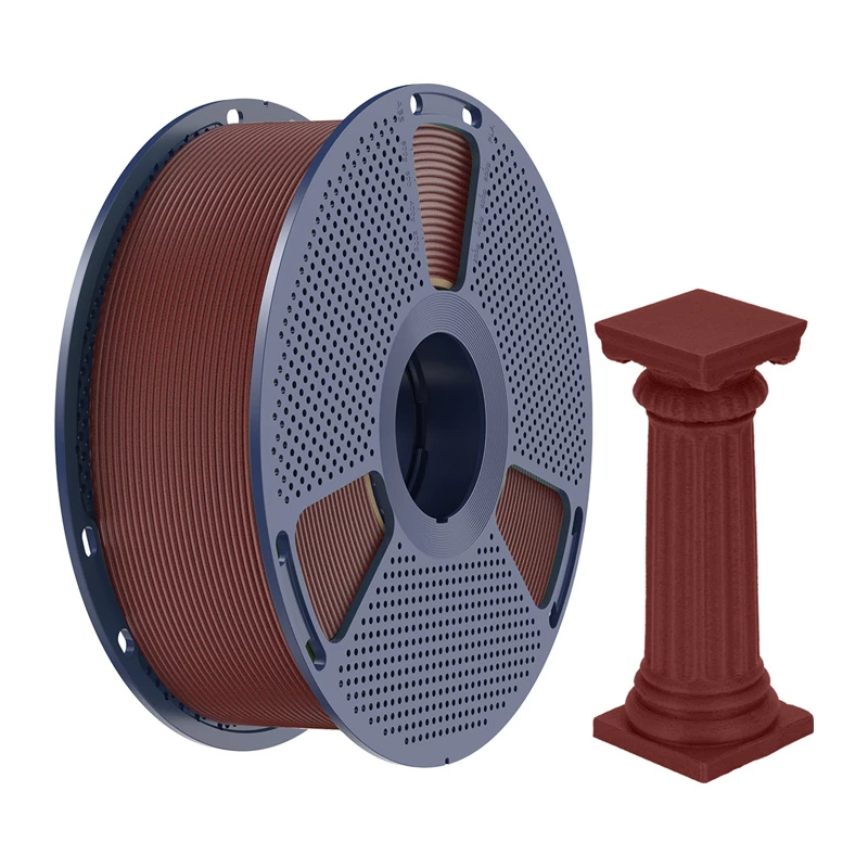 SUNLU PLA High-Speed Marmor filamentti, tiilenpunainen, 1,75mm, 1kg