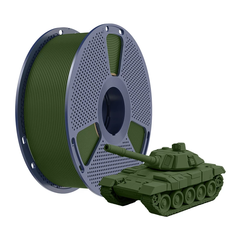 SUNLU PLA+ High-Speed Olive filamentti 1.75mm 1kg FDM-tulostimille