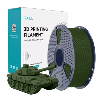SUNLU PLA+ High-Speed Olive filamentti 1.75mm 1kg FDM-tulostimille