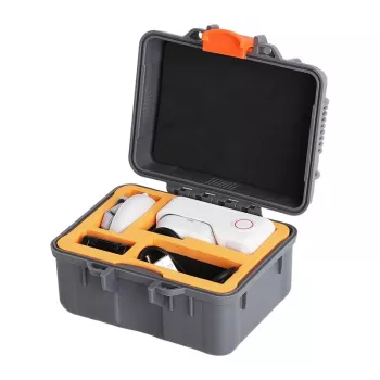 SUNNYLIFE AQX-23 Mini vesitiivis kotelo Insta360 GO Ultralla, 30 m läpinäkyvä PC/karkaistu lasi