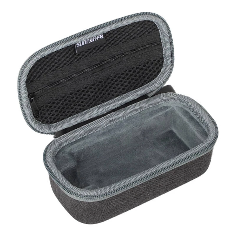Sunnylife kantolaukku DJI Mic / Mic 2 (B770) - musta, PU-nahka kova kuori