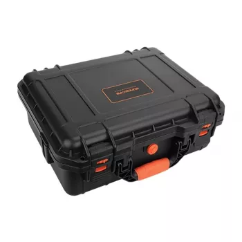 SUNNYLIFE suojalaukku DJI Mini 5 Pro -laitteelle - musta EVA-säilytyslaukku kahvalla