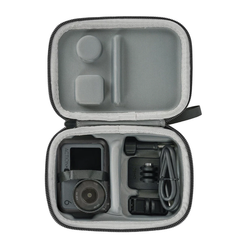 Sunnylife Standard Combo -kuljetuslaukku DJI Osmo Action 6/5/4/3 -malliin - musta (OA6-B131-D)