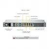 Super Micro 1U rack-asennettava palvelinrunko AS-1015A-MT, H13SAE-MF, 4x 2,5 inch hot-swap, 500W Platinum
