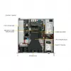 Super Micro 1U rack-asennettava palvelinrunko AS-1015A-MT, H13SAE-MF, 4x 2,5 inch hot-swap, 500W Platinum