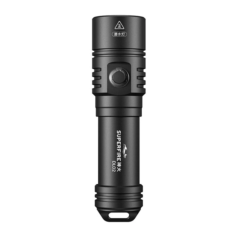 Superfire DL02 ladattava LED-taskulamppu, 300 lumenia, USB-C, IPX4