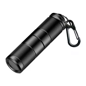 Superfire EF02 USB-C ladattava LED-taskulamppu - 1500 lumenia, 500 m valaisuetäisyys, varavirtalähde