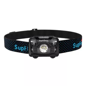 Superfire HL06 500 lumenin ladattava LED-otsalamppu, IP44