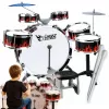 SUPRIMO K-DRUMS 2 iso lasten rumpusetti 6 rummulla, punainen/musta