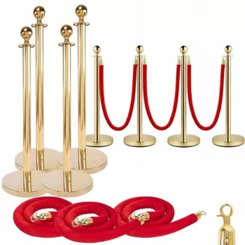 SUPRIMO RCP 4 Solid Gold sisäänvedettävä vyötolppa