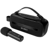 SVEN PS-255 kaiutin, musta (12W, Bluetooth, FM, USB, karaokemikrofoni, 3600mAh)